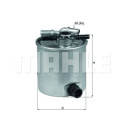 Filtre à carburant MAHLE ORIGINAL KL 440/15