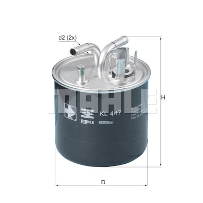 Filtre à carburant MAHLE ORIGINAL KL 447