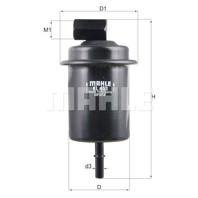 Filtre à carburant MAHLE ORIGINAL KL 453