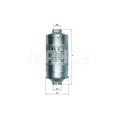 Filtre à carburant MAHLE ORIGINAL KL 5