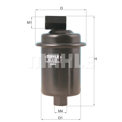 Filtre à carburant MAHLE ORIGINAL KL 516