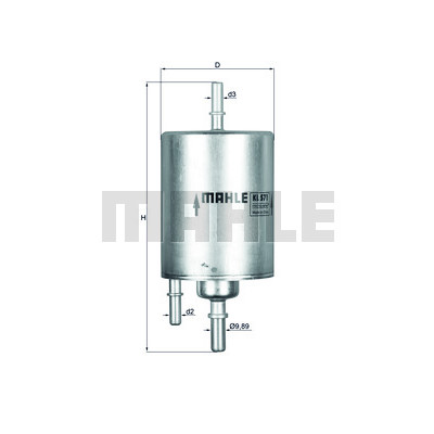 Filtre à carburant MAHLE ORIGINAL KL 573