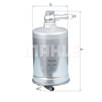 Filtre à carburant MAHLE ORIGINAL KL 599