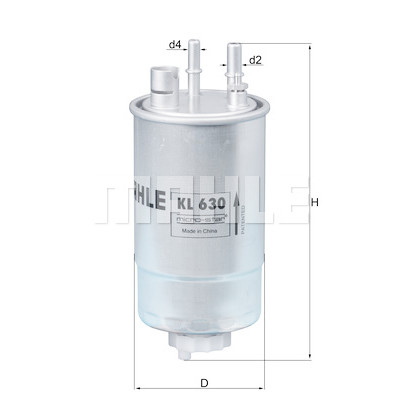 Filtre à carburant MAHLE ORIGINAL KL 630