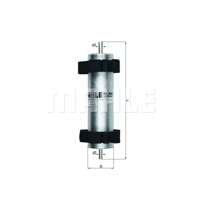 Filtre à carburant MAHLE ORIGINAL KL 660