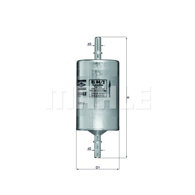 Filtre à carburant MAHLE ORIGINAL KL 84/2