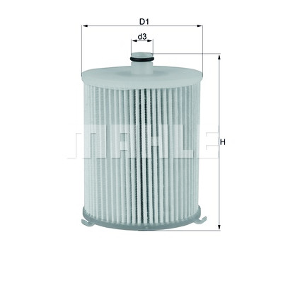 Filtre à carburant MAHLE ORIGINAL KX 245/4D
