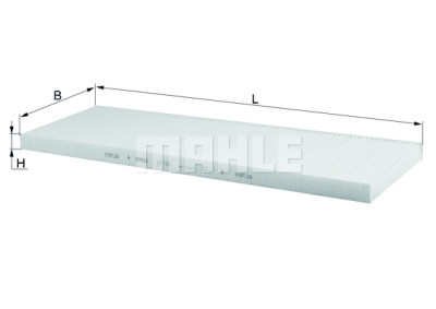 Filtre à air d'habitacle MAHLE ORIGINAL LA 123