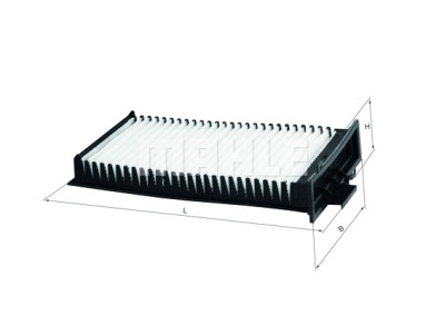 Filtre à air d'habitacle MAHLE ORIGINAL LA 127