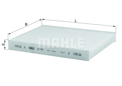 Filtre à air d'habitacle MAHLE ORIGINAL LA 144