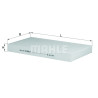 Filtre à air d&#39;habitacle MAHLE ORIGINAL LA 152