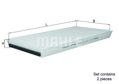 Filtre à air d'habitacle MAHLE ORIGINAL LA 173/S