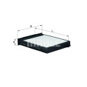 Filtre à air d&#39;habitacle MAHLE ORIGINAL LA 175
