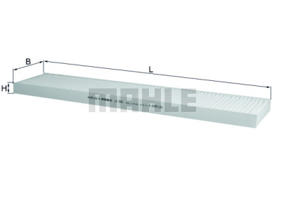 Filtre à air d'habitacle MAHLE ORIGINAL LA 226