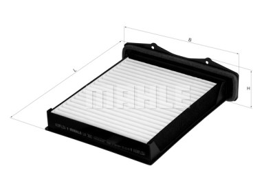 Filtre à air d'habitacle MAHLE ORIGINAL LA 360