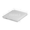 Filtre à air d&#39;habitacle MAHLE ORIGINAL LA 362