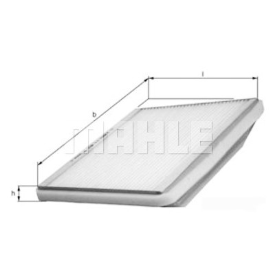Filtre à air d'habitacle MAHLE ORIGINAL LA 39