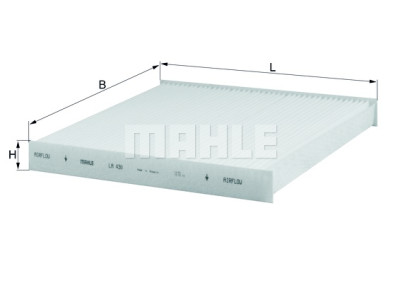 Filtre à air d'habitacle MAHLE ORIGINAL LA 430