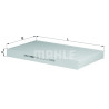 Filtre à air d&#39;habitacle MAHLE ORIGINAL LA 46