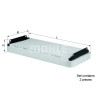 Filtre à air d&#39;habitacle MAHLE ORIGINAL LA 47/S
