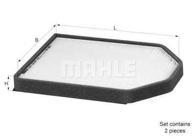 Filtre à air d'habitacle MAHLE ORIGINAL LA 51/S