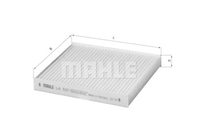 Filtre à air d'habitacle MAHLE ORIGINAL LA 531