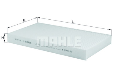 Filtre à air d'habitacle MAHLE ORIGINAL LA 56