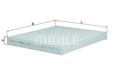Filtre à air d'habitacle MAHLE ORIGINAL LA 586