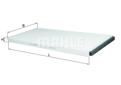 Filtre à air d'habitacle MAHLE ORIGINAL LA 62