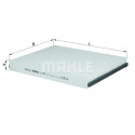 Filtre à air d&#39;habitacle MAHLE ORIGINAL LA 657