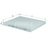 Filtre à air d&#39;habitacle MAHLE ORIGINAL LA 813