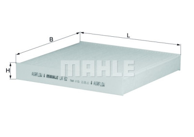 Filtre à air d'habitacle MAHLE ORIGINAL LA 82