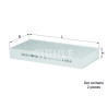 Filtre à air habitacle MAHLE ORIGINAL LAK 122/S