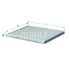 Filtre à air habitacle MAHLE ORIGINAL LAK 143
