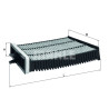 Filtre à air habitacle MAHLE ORIGINAL LAK 227