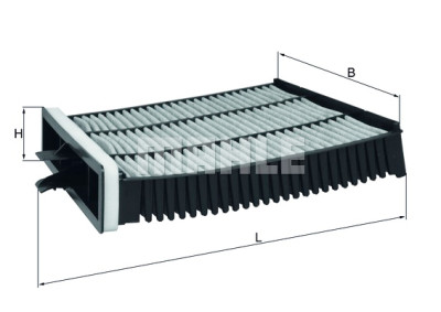 Filtre à air habitacle MAHLE ORIGINAL LAK 227