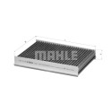 Filtre à air habitacle MAHLE ORIGINAL LAK 249