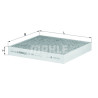 Filtre à air habitacle MAHLE ORIGINAL LAK 436