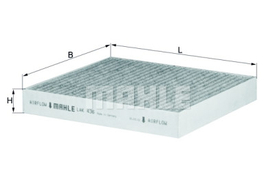Filtre à air habitacle MAHLE ORIGINAL LAK 436