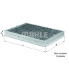 Filtre à air habitacle MAHLE ORIGINAL LAK 73/S