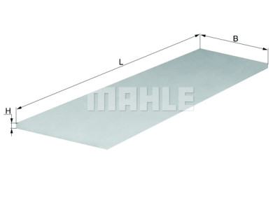 Filtre à air habitacle MAHLE ORIGINAL LAP 26