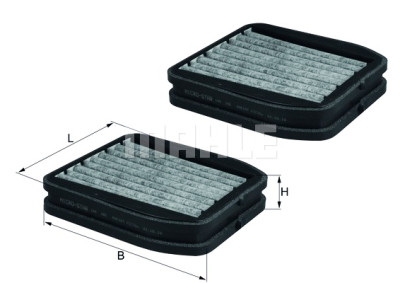 Filtre à air habitacle MAHLE ORIGINAL LKK 165/S
