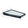 Filtre à air MAHLE ORIGINAL LX 1022