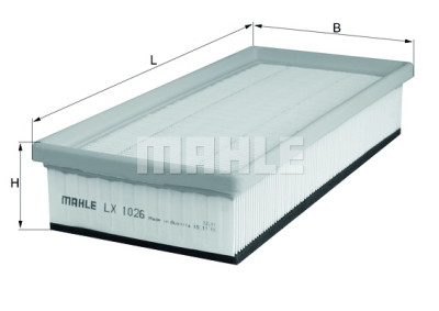 Filtre à air MAHLE ORIGINAL LX 1026