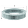 Filtre à air MAHLE ORIGINAL LX 108