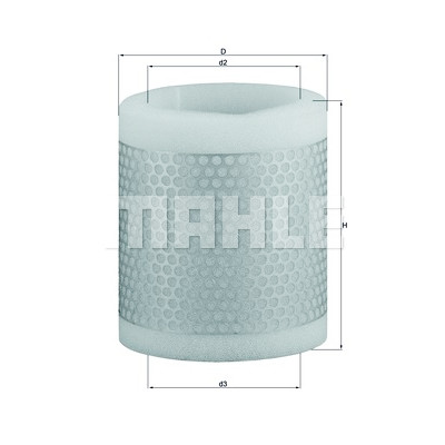 Filtre à air MAHLE ORIGINAL LX 124