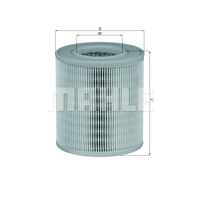 Filtre à air MAHLE ORIGINAL LX 1253