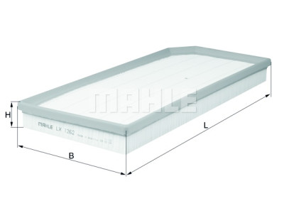 Filtre à air MAHLE ORIGINAL LX 1262