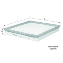 Filtre à air MAHLE ORIGINAL LX 1264/S