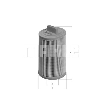 Filtre à air MAHLE ORIGINAL LX 1277